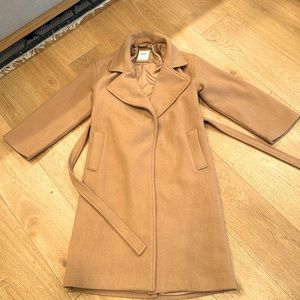 Abercrombie and Fitch women’s coat with belt  - wool, trench style coat